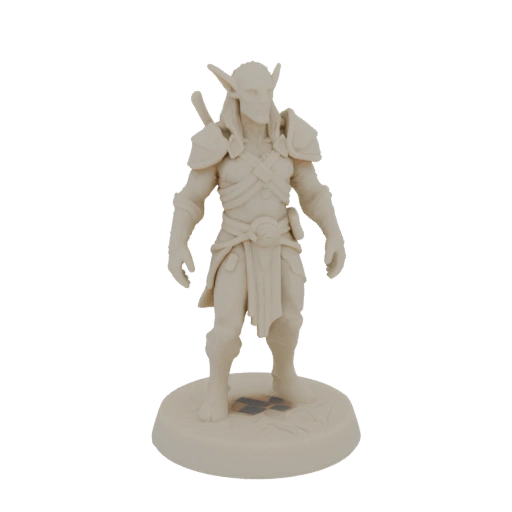 Fantasy Tiefling Druid Miniature STL