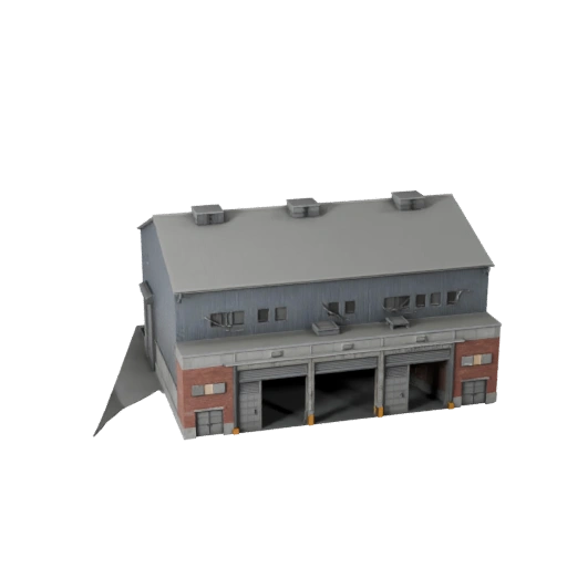 Стилизованная пивоварня 3D модель - Игровой ассет для архитектуры