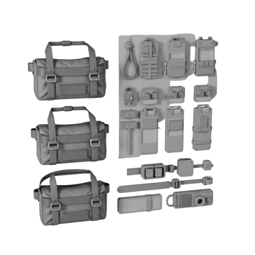 Urban Utility Pouch 3D Kit-Asset für Studio-Builds