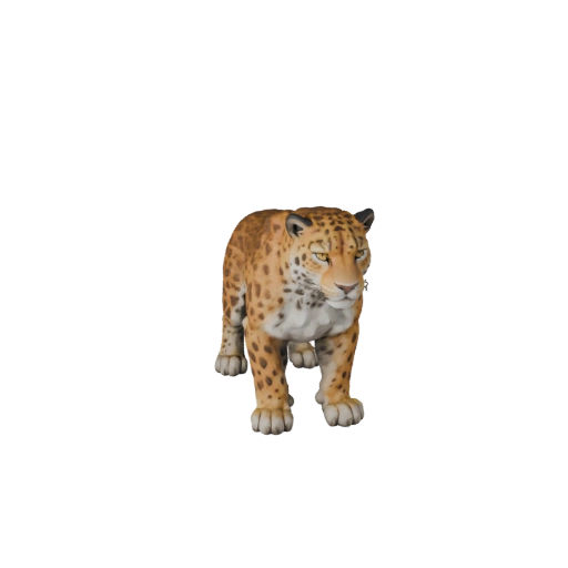 Leopard 3D Modell für Blender - PBR-Asset mit Texturen | PBR