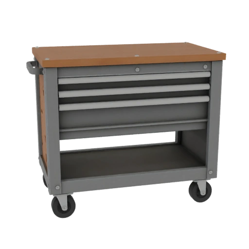 Industrial Tool Cart STL 3D Asset for FDM Printers