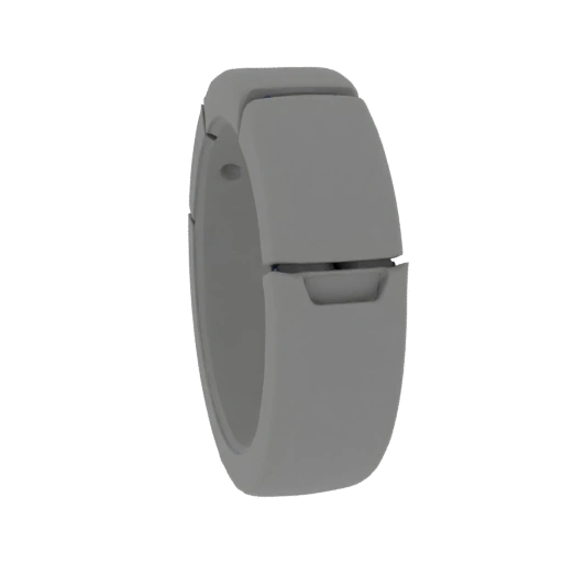 Anello Cocktail Halo Modello 3D per Film