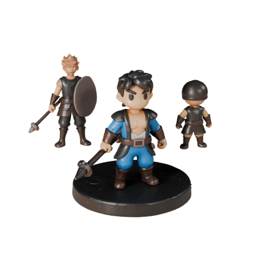 Realistic Vinyl Figurine | Drop-In Scene Composition Pack