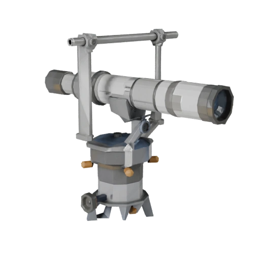 Montagem de Observatório Portátil 3D para Motores de Jogo