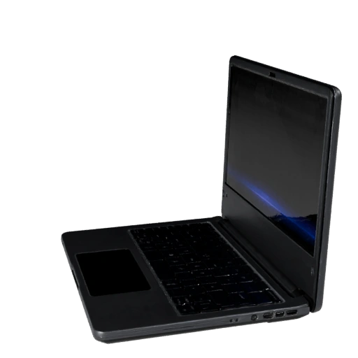 Ultrabook Convertible Notebook 3D Casual Game Asset