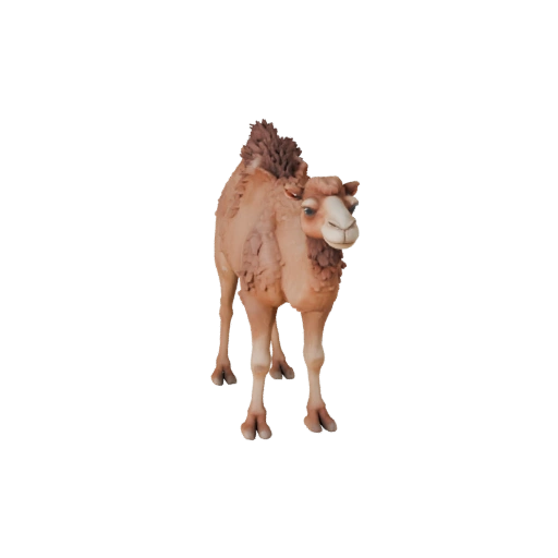 Cartoon Kamel 3D-Modell - Stilisierte Ressource für Animation | Lizenzfrei