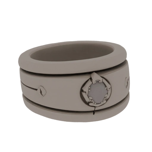 Stacking Cocktail Ring 3D-Asset für Studio-Renderings