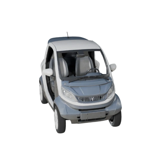 Spielbereiter Kleinwagen 3D-Modell für Echtzeitspiele - PBR