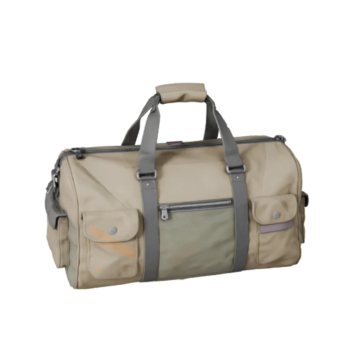 Utility Duffel Bag 3D Game Asset for Casual Levels