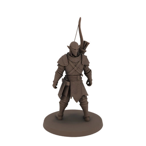 Mittelalterliche Elfen Waldläufer Miniatur STL