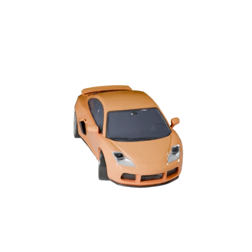 Cartoon Auto 3D Modell - Stilisierte PBR Spiel-Asset zu verkaufen