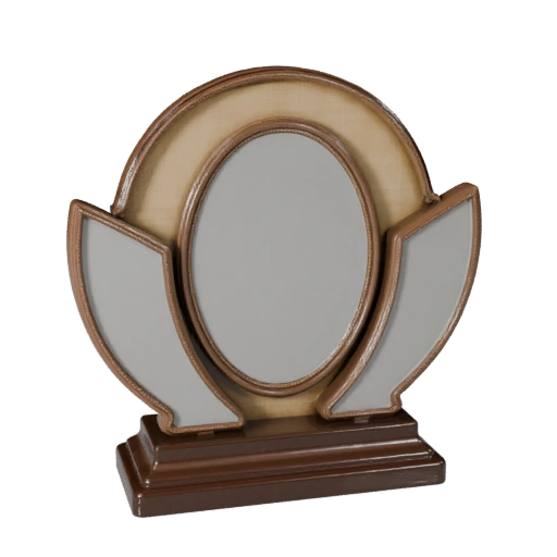 Espelho Artesanal Modelo 3D para Renders de Estúdio