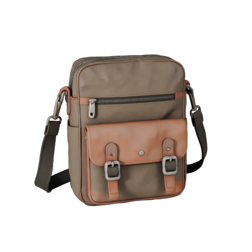 Travel Crossbody Bag 3D Cinematic Asset for Studio