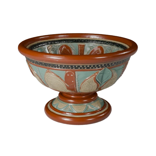 Tigela Decorativa Boho Modelo 3D para Renders de Estúdio