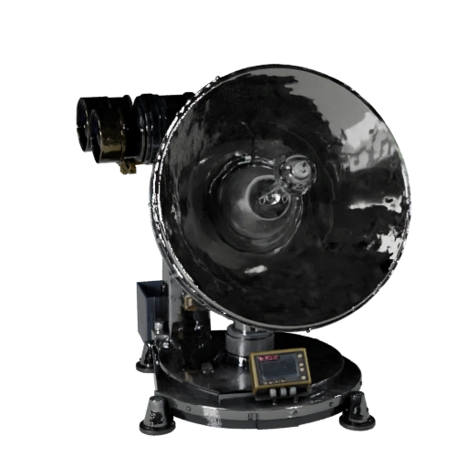 Modello 3D Piatto Radio di Ricerca per Uso Studio