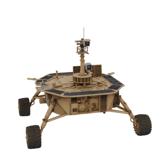Modello 3D Lander Lunare Marziano per Stampa Resina e FDM