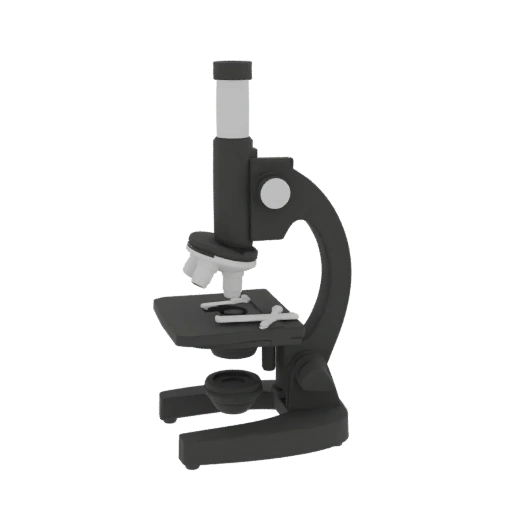 Microscopio Chimico Pronto per Simulazione Asset 3D