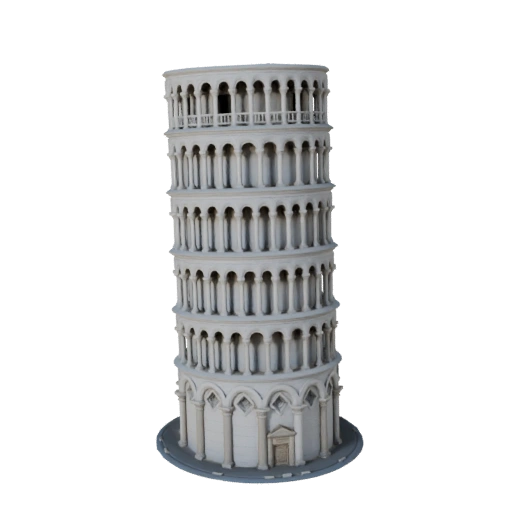 Tour de Pise 3D Modèle - Actif Archviz Réaliste
