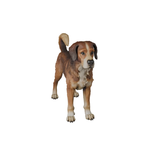 Hund 3D-Modell für Blender - PBR-Asset mit Texturen | Lizenzfrei