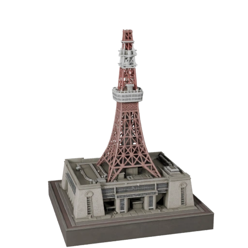 Modèle 3D de la Tour de Tokyo - Atout Archviz Réaliste pour l'Architecture