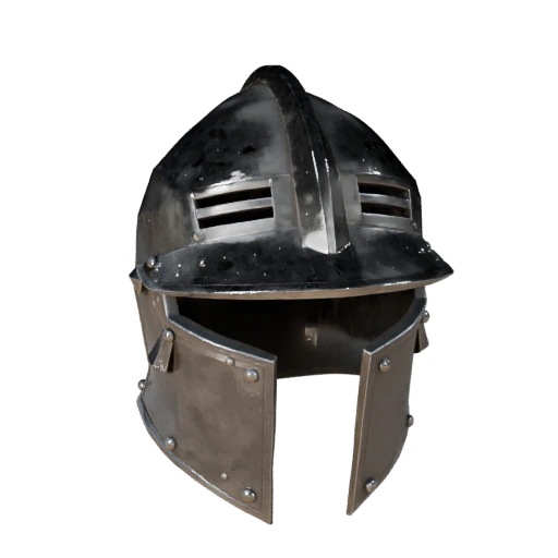 Elmo da Combattimento Medievale 3D per Livelli Realtime