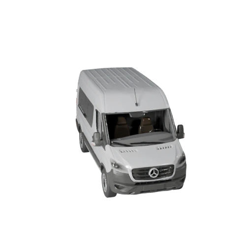 Modelo 3D de Furgoneta de Carga para Blender - Activo Listo para Renderizar