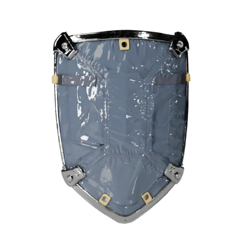 Stylized Industrial Protective Shield 3D Game Asset