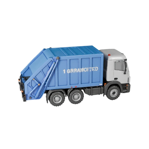 Camión de Basura Imprimible STL Modelo 3D para Coleccionables y (Legacy)