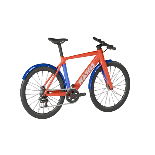 Cartoon Sportfahrrad 3D Modell - Stilisierte Spiel-Asset