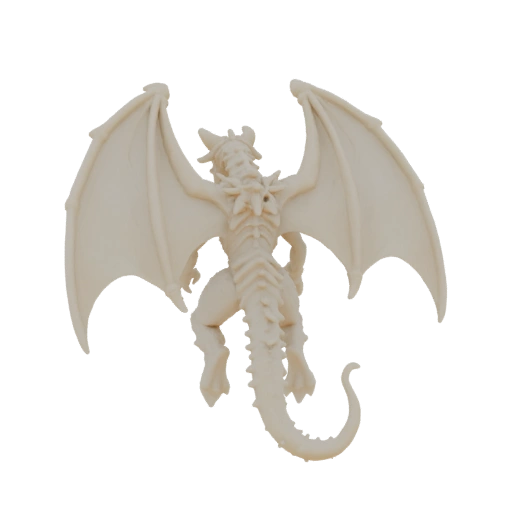 Fantasy Ancient Dragon Boss Miniature STL - Wing Spread Skullboun
