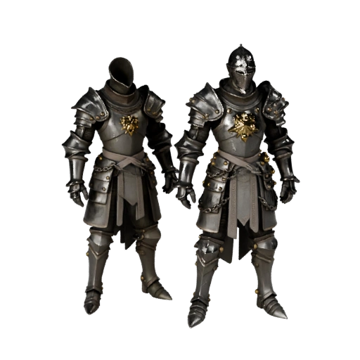 Realistic Knight 3D Character Model for RPG Scenes