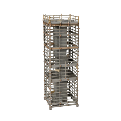 Torre Andamio Obra 3D Studio para Cinema