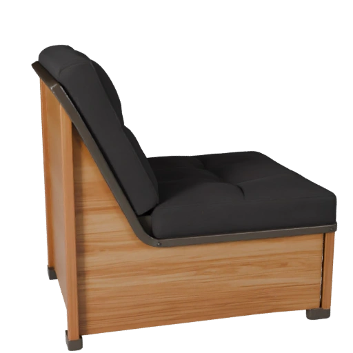 Cadeira de Acento Industrial Modelo 3D para Renders de Estúdio