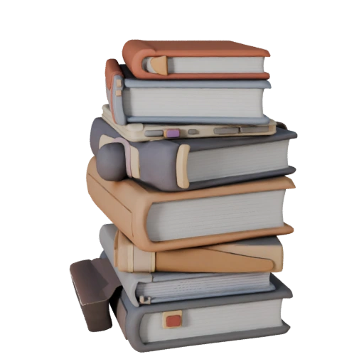 Stack de Libros Agradables 3D en Tiempo Real para Motores de Juegos