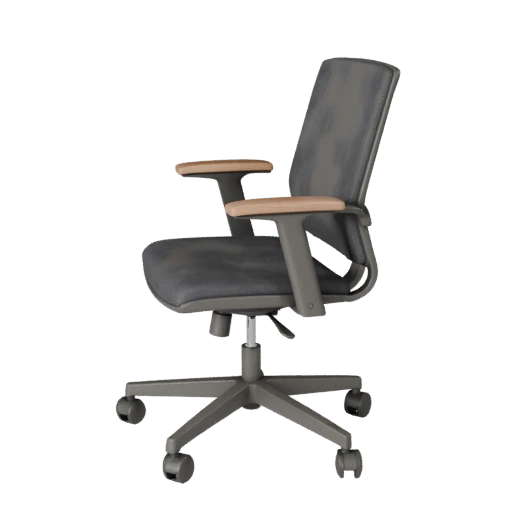 Cadeira de Escritório Moderna Renderização 3D de Estúdio Ativo