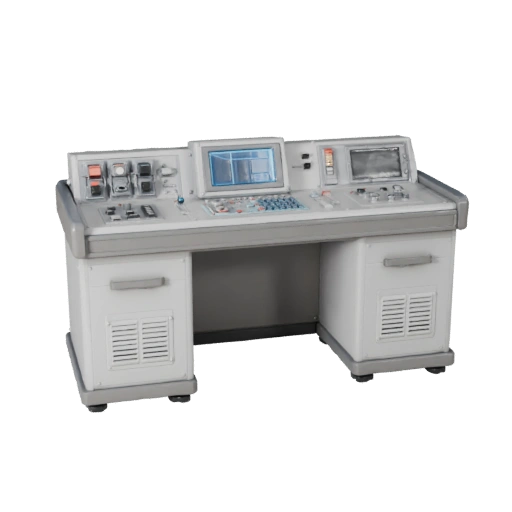 Detailed Prototype Lab Console 3D Asset for Studio