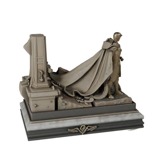 Collectible Fantasy Abstract Sculpture | Display Asset