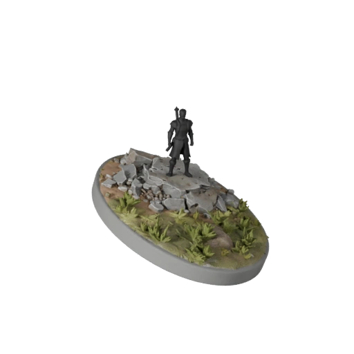 Printable Snow Scenic Base STL Asset Pack | Resin Print