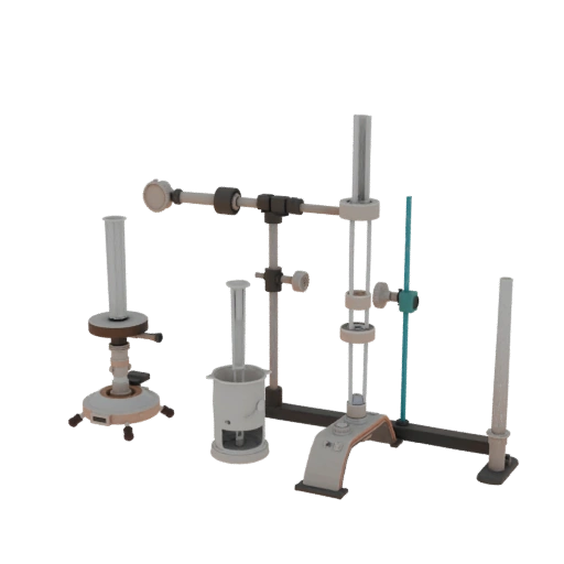 Modelo 3D de Bico de Bunsen de Laboratório de Alta Poligonagem para Estúdio