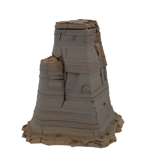 Canyon Pillar Set STL 3D for Tabletop Diorama Bases