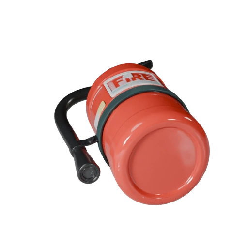 Extintor de Incendios Estilizado 3D Casual