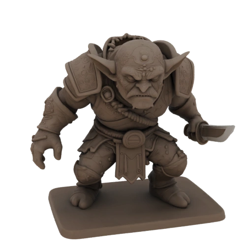 Miniature STL de Gobelin Ennemi Fantasy - Prêt au Combat