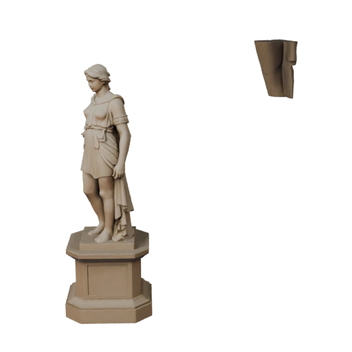 Statue de jardin imprimable STL | Actif d'impression résine et FDM