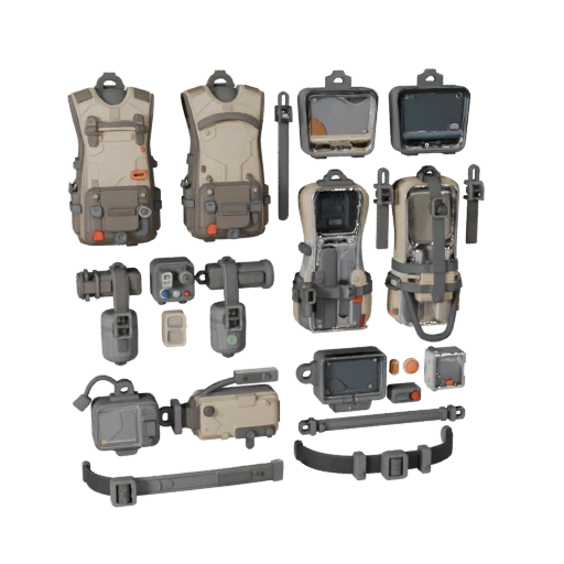Urban Canteen Kit 3D-Asset für Casual Game Engines
