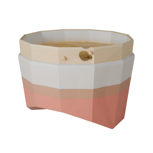 Tazza di Caffè Scintillante Asset 3D Realtime per Motori