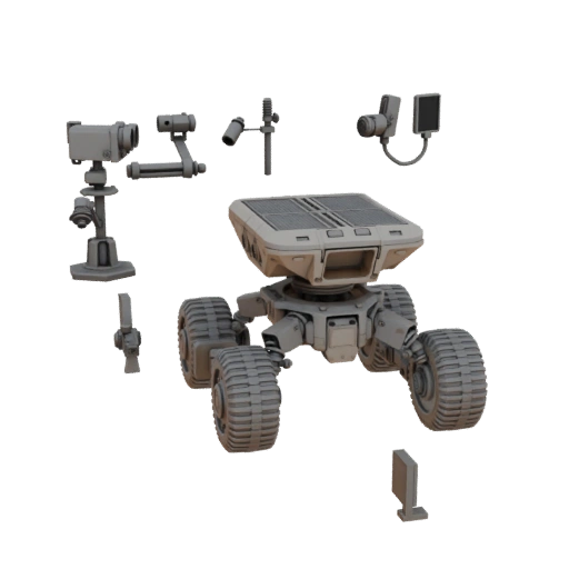 Prospector Sample Collector Asset 3D per Stampa STL