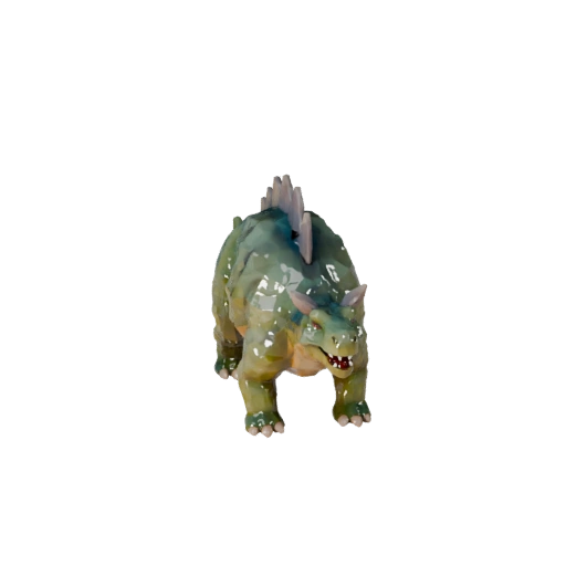 Modelo 3D de Estegosaurio Poligonal Bajo - Asset de Unity con FBX | PBR