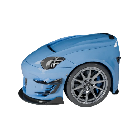 Modelo 3D Crossover para Blender - Activo Listo para Renderizar