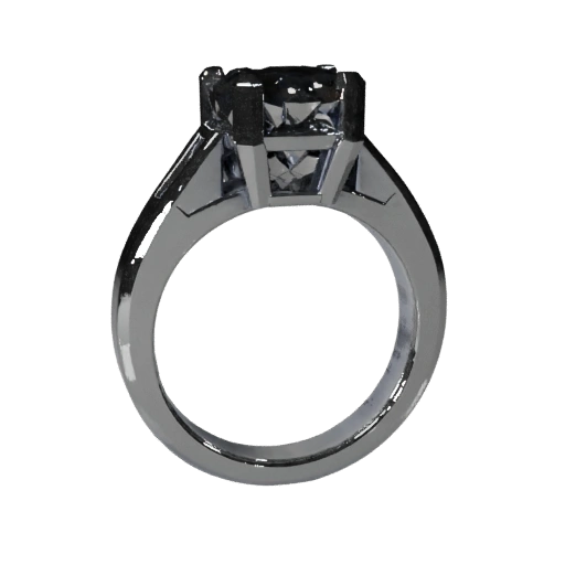 Solitärring 3D-Asset für Spiel-Level