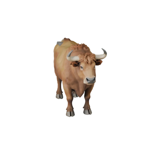 Modello 3D Toro per Blender - Asset PBR con Texture | Royalty-Free